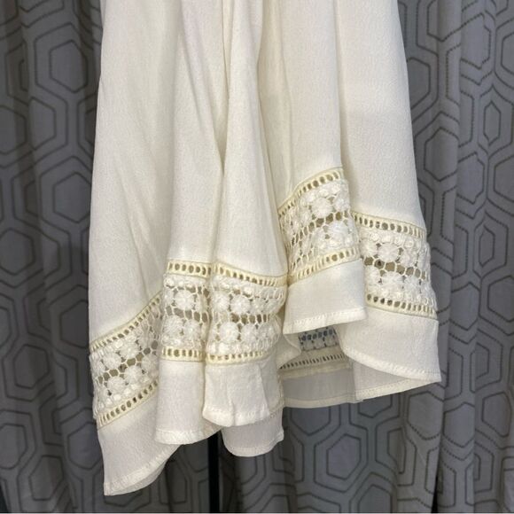 Boutique Cream Mini Dress Size L - Picture 6 of 7